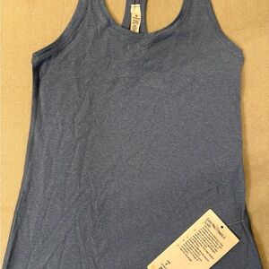 Lululemon Athletica Heathered Blue, Cool Racerback II, Size 6